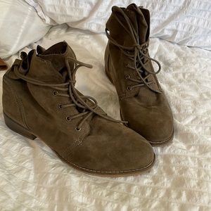 ALDO - Olive Green slouch combat boot